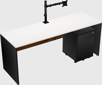 Rectangular desk