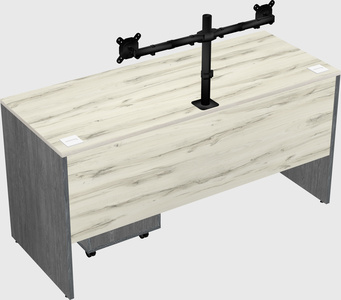 Rectangular desk