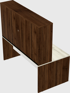 Rectangular desk