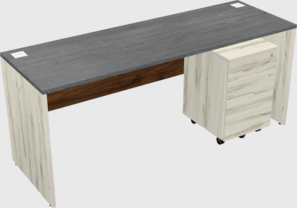 Rectangular desk