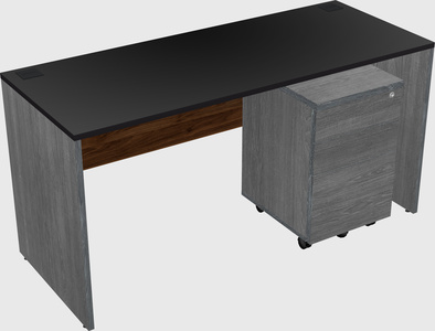 Rectangular desk