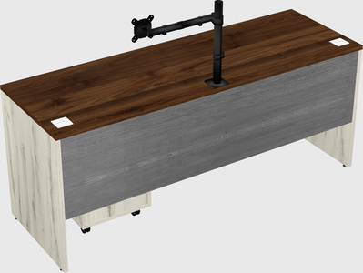Rectangular desk