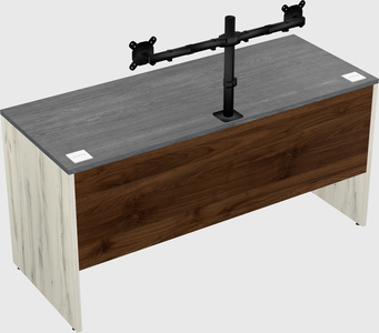 Rectangular desk