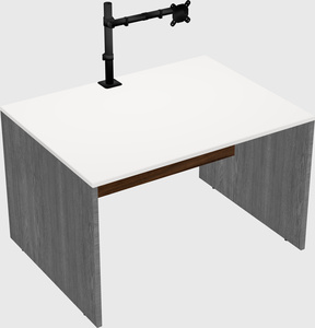 Rectangular desk