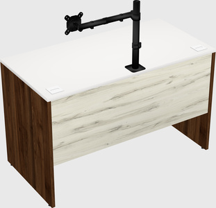 Rectangular desk