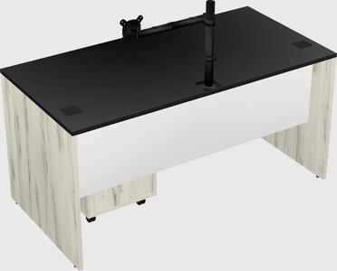Rectangular desk