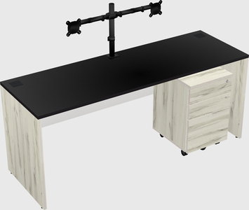Rectangular desk