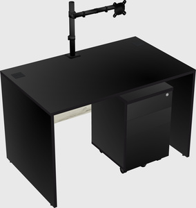 Rectangular desk