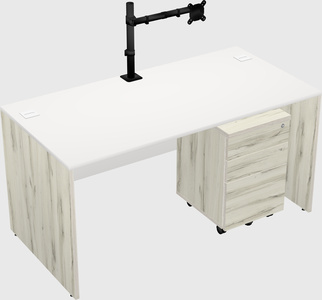 Rectangular desk
