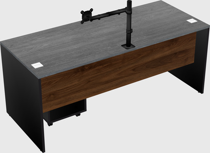 Rectangular desk