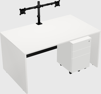 Rectangular desk