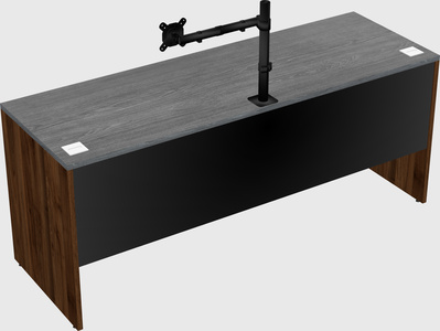 Rectangular desk