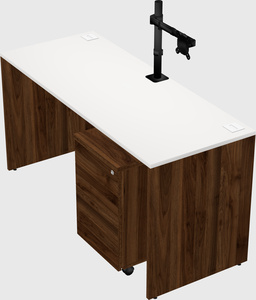 Rectangular desk