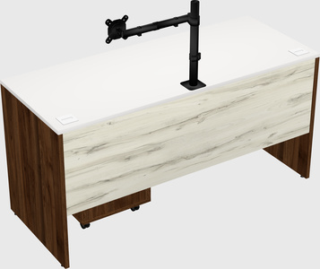 Rectangular desk