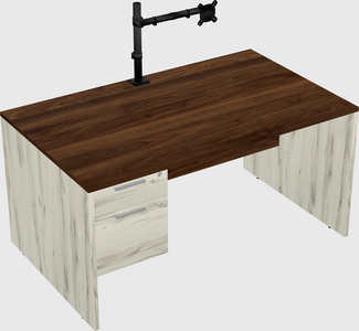 Rectangular desk
