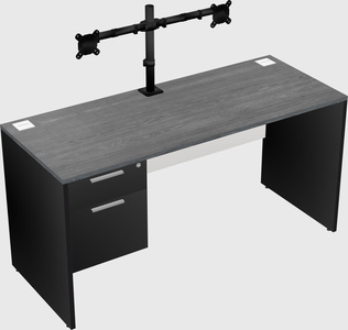 Rectangular desk