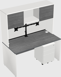 Rectangular desk