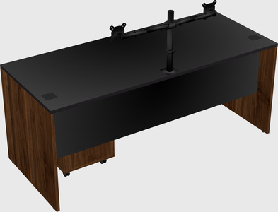 Rectangular desk