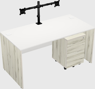 Rectangular desk