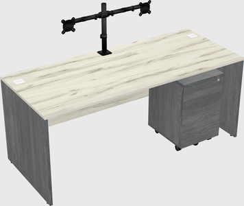 Rectangular desk
