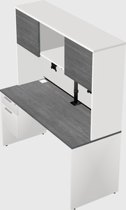 Rectangular desk