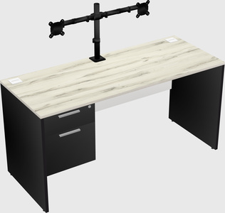 Rectangular desk
