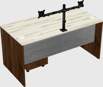 Rectangular desk