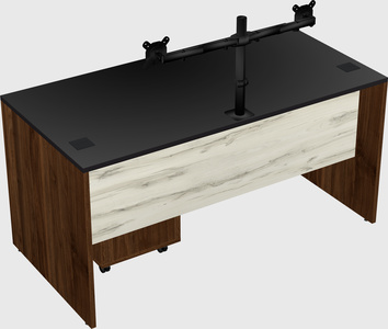Rectangular desk