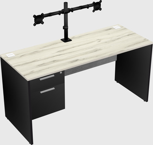 Rectangular desk