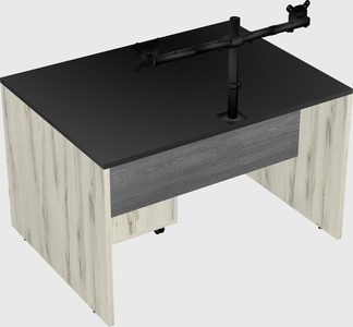 Rectangular desk