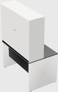 Rectangular desk