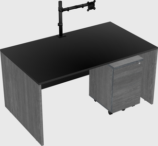 Rectangular desk