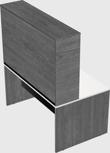 Rectangular desk