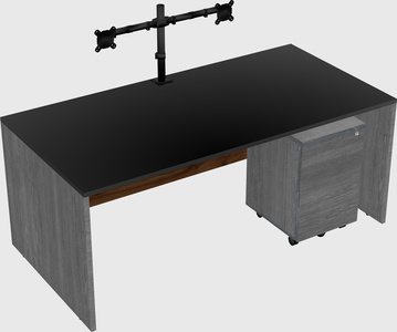 Rectangular desk