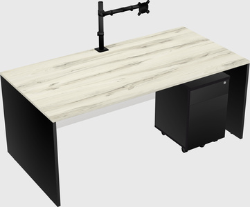 Rectangular desk