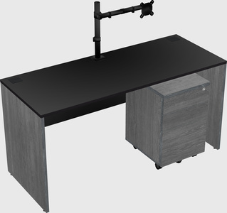 Rectangular desk
