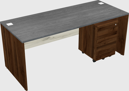Rectangular desk