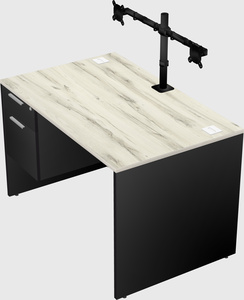 Rectangular desk