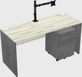 Rectangular desk