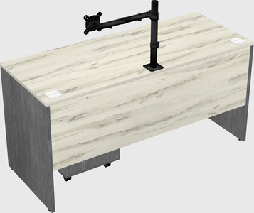 Rectangular desk