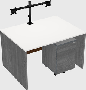 Rectangular desk