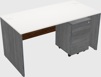 Rectangular desk