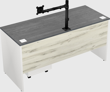 Rectangular desk