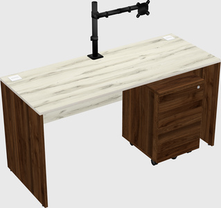 Rectangular desk
