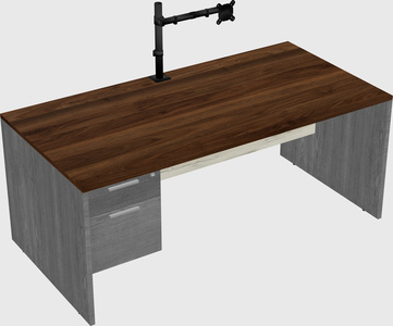 Rectangular desk