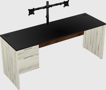 Rectangular desk