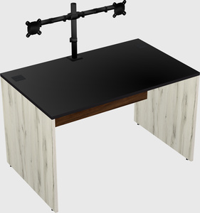 Rectangular desk