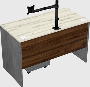 Rectangular desk
