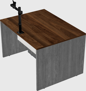 Rectangular desk