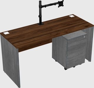 Rectangular desk